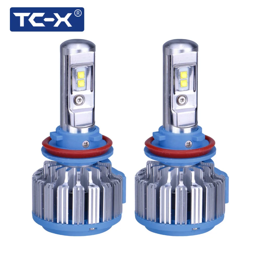 TC-X LED 2017 Car Headlights Kit H7 H8/H11 H1 HB3/9005 HB4/9006 H3 880 35W 7000lm Auto Front Headlamp 6000K Car Styling Lighting | 32700432122_th