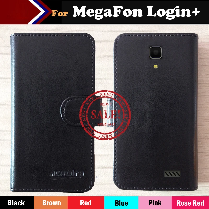 

Factory Price Case For MegaFon Login+ Fashion Dedicated Side Slip Leather Protective Phone Cover Card Slots Wallet Bags