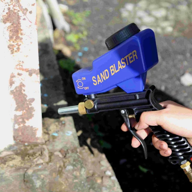 Rust Removal Sandblasting Gun Portable Sand Blaster Rust Media Blasting