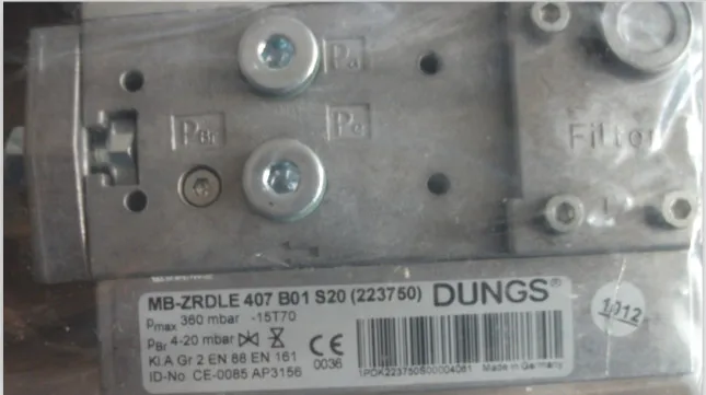 MB-ZRDLE407B01S20 Dungs газ MultiBloc комбинированный регулятор и безопасность запорные клапаны Двухступенчатая функция для газовой горелки