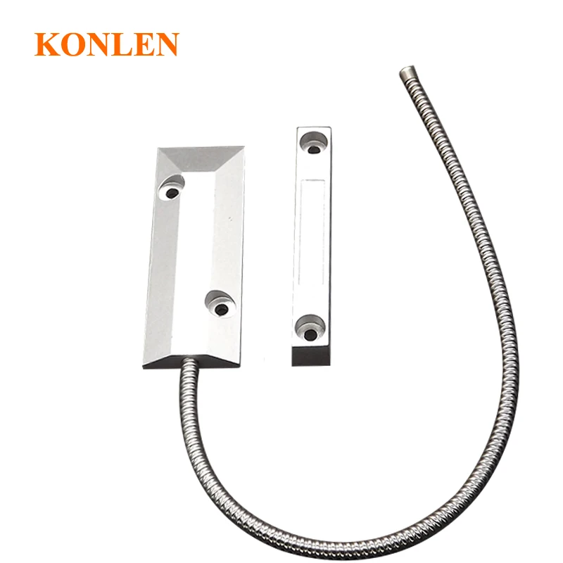 

Wired normal closed Aluminum door Magnetic Sensor rolling door detector magnetic contact for Rolling shutter