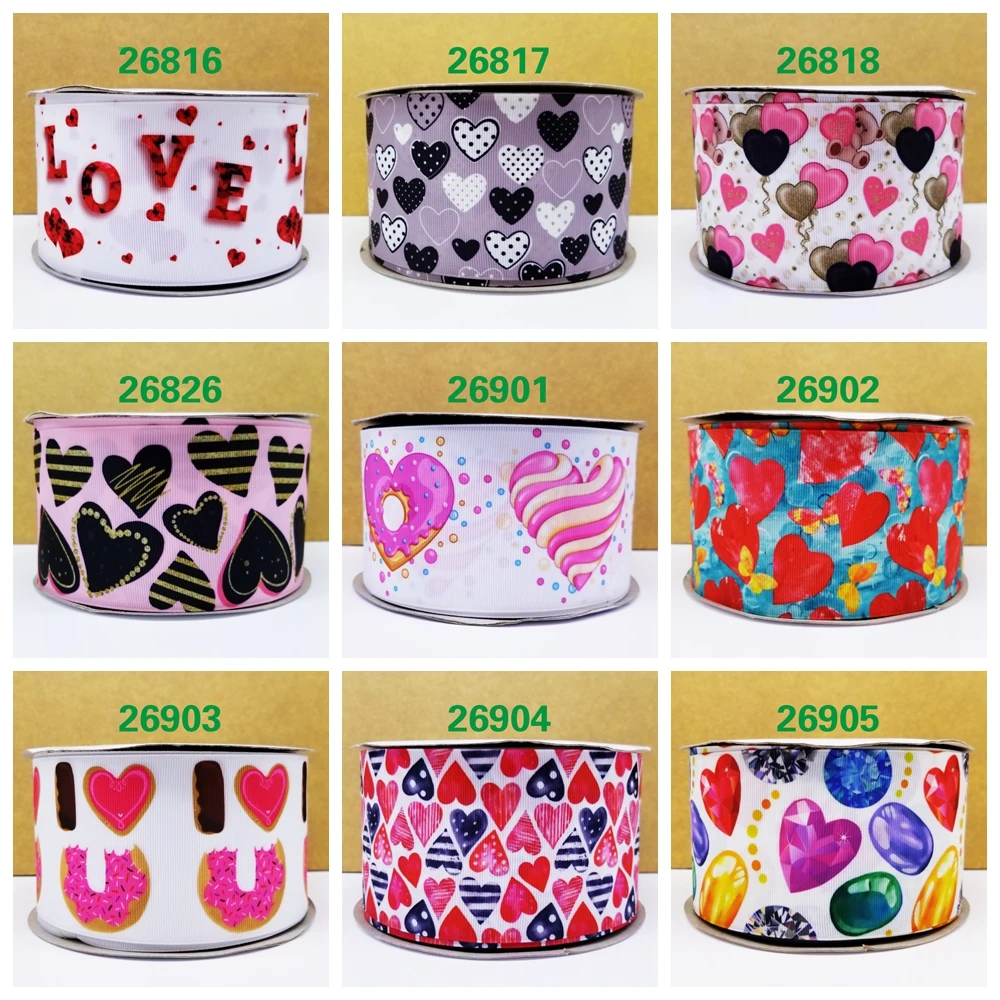 

Free shipping 2018 new arrival ribbons Hair Accessories ribbon 10 yards printed grosgrain ribbons 26901