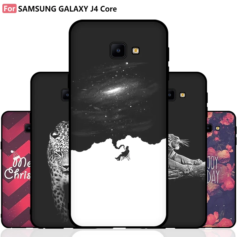 iTien Stylish Cool Design Silicone Good Quality Phone Case For Samsung Galaxy J4 Core Protect Rubber Cover Gel Shell Skin Pouch |