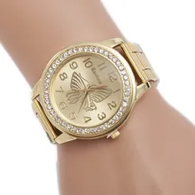 ЖЕНСКИЕ НАРЯДНЫЕ часы, Роскошные наручные кварцевые часы с бриллиантовым циферблатом, женские часы с бабочкой, браслет из нержавеющей стали, часы Reloj Montre