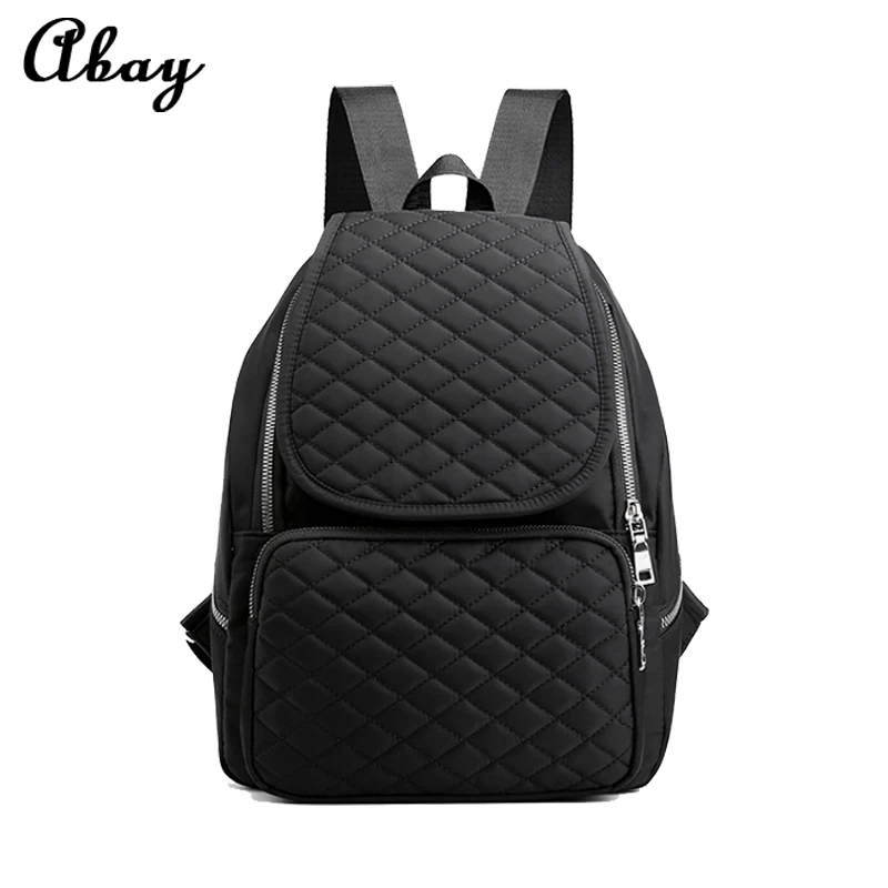 

2019 new fashion nylon ladies backpack high quality student bag ladies large capacity multi-function ladies travel bag