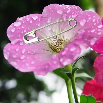 

wholesale + free delivery 10000PCS assorted size nickel plated steel safety pins 0# 1# 2# 3# 4 #
