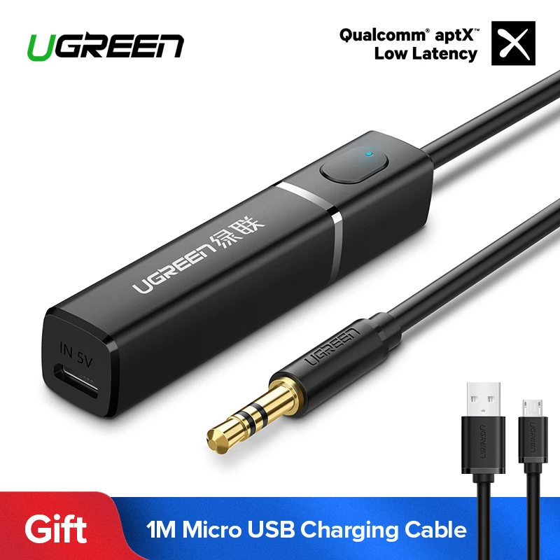 Ugreen Bluetooth Transmitter 4.2 for TV Headphones PC APTX 3.5mm Aux Bluetooth Adapter Optical Audio Music Bluetooth Transmitter