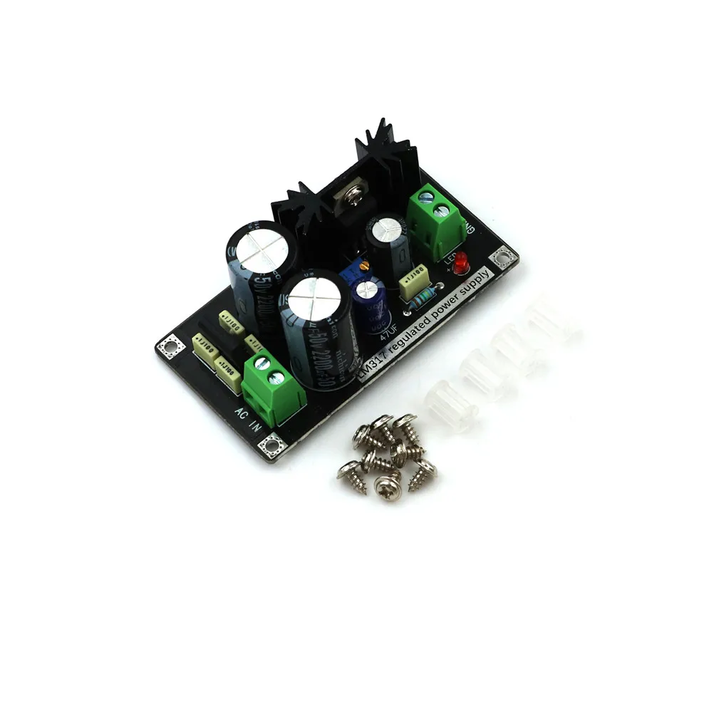 

Power Supply Board Module LM317 Adjustable Regulated Rectifier Filter