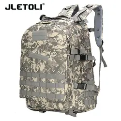 JLETOLI открытый спортивный рюкзак Водонепроницаемый рюкзак для походов для мужчин Военная Униформа Тактический легкие рюкзаки для