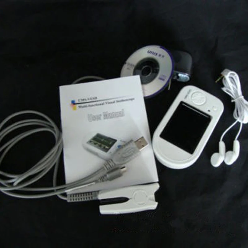 48hr отправки! CMS-VESD Fonendoscopio Визуальный Электронный стетоскоп с ECG, PR, SPO2 PC программное обеспечение и обзор данных