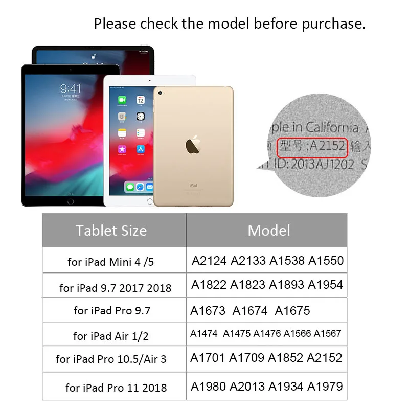 Для iPad Mini 5/4 Pro 9,7 10,5 11 12,9 бумажная Защитная пленка для экрана Матовая Антибликовая бумага для рисования как пленка PTE - Цвет: Notice