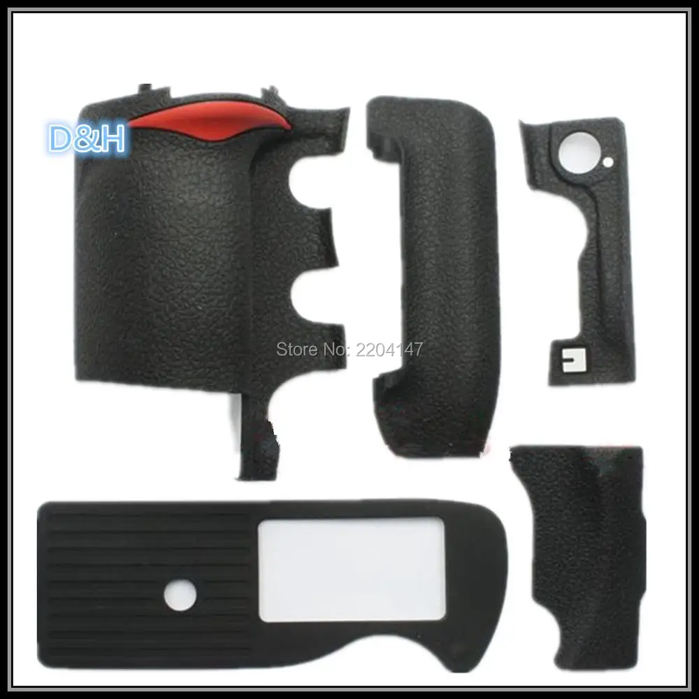 A Set of 5 Pieces New Grip +left side +thumb +bottom +card cover Rubber For Nikon D3 D3s D3x SLR Camera+ 3M Tape | Электроника