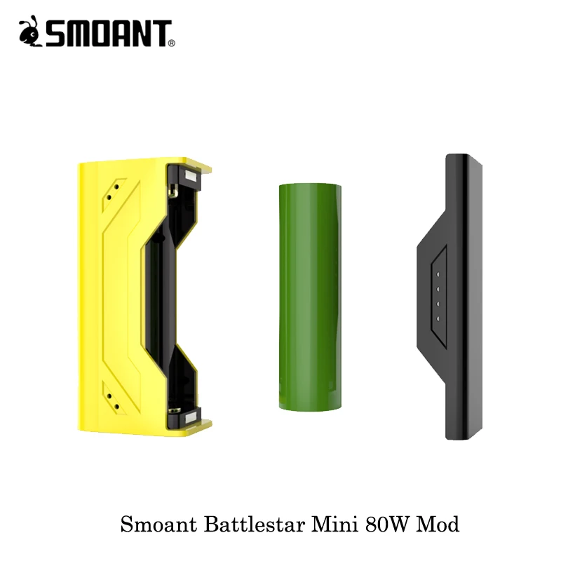 Электронная сигарета Smoant Battlestar Mini 80 Вт TC Box Mod работает от одного испарителя 18650 VS