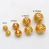 30-150Pcs Gold Silver Antique Bronze Filigree Hollow Ball Spacer Metal Beads for Jewelry Making, 6 -12mm ► Photo 3/6