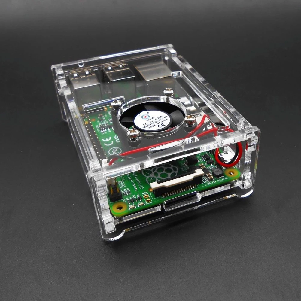 Прозрачный Премиум акриловый корпус Корпуса корпуса для Raspberry Pi 2/3/ B