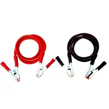 2 м 1000AMP автомобильный провод для запуска двигателя от внешнего источника автомобиля пусковой перемычка Кабель аварийного питания зарядки батареи бустер шнур медный провод с зажимом