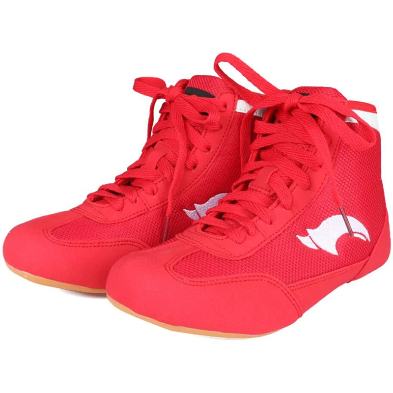 Women Men Boxing boots Wrestling Shoes gear Combat Sneakers gym equipment training fighting boots Plus Size 35 46
