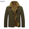 FGKKS 2022 Men Jacket Coats Winter Military Bomber Jackets Male Jaqueta Masculina Fashion Denim Jacket Mens Coat ► Photo 2/6