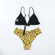 Новые купальники для женщин бикини женский леопардовый принт сексуальное бикини бразильский бикини купальный костюм Maillot De Bain
