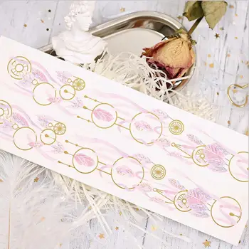 

40 mm*5 m Pursue a dream series gilding washi tape diary diy decorative scrapbook label sticker masking tapes children gifts