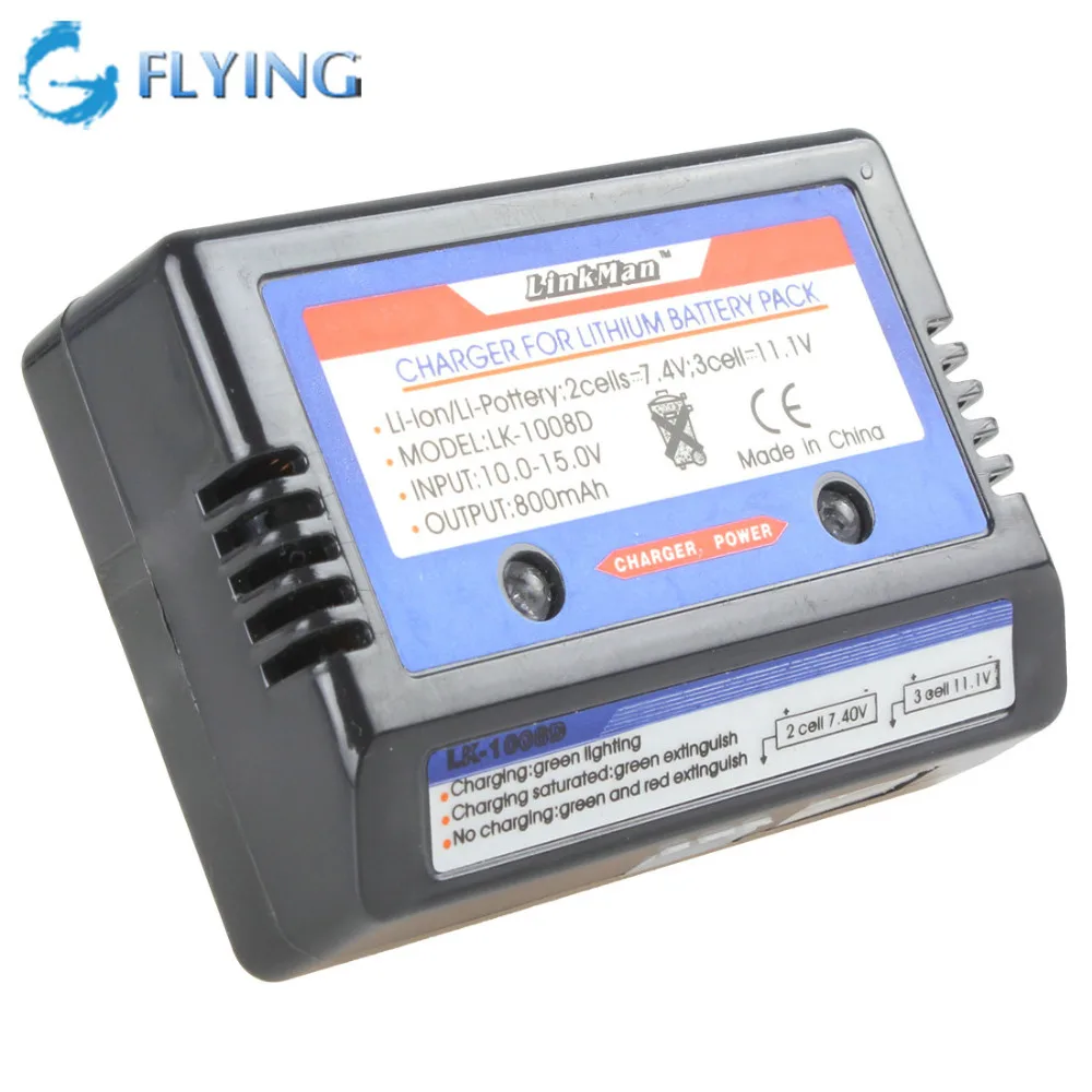 

RC Balance Lipo Battery Charger for 7.4V / 11.1V 2S-3S Cells Charge