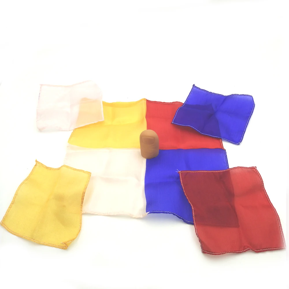 Thumb Tip Blendo Stage Silk Magic Tricks for Professional Magicians