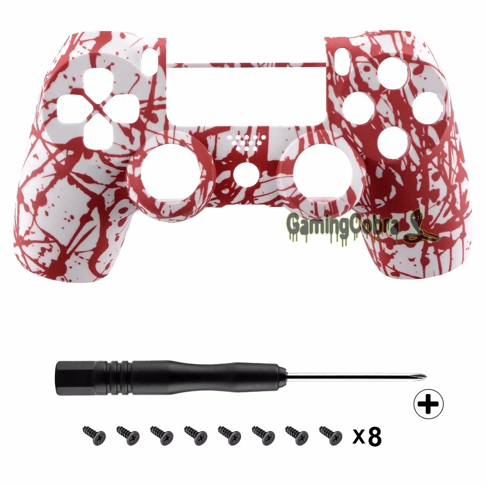 Крови Soft Touch Grip Корпус корпус чехол для PS4 Pro PS4 тонкий пульт дистанционного управления JDM-040 JDM-050 JDM-055# SP4FS14