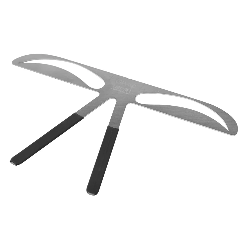 Makeup Tools Eyebrow Stencil Tool Eye Makeup Tools Makeup Eyebrow Stencil Ruler Eyebrow Metal Permanent Makeup Tattoo Position Shape Ruler for Beauty Cosmetic DIY Template Tools