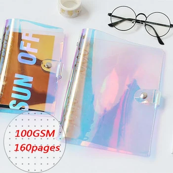 

A5 A6 PVC Waterproof Notebook Dotted Bullet Journal Spiral 80 Sheets Weeky Todo Monthly Planner Office Travel Note C20 D30