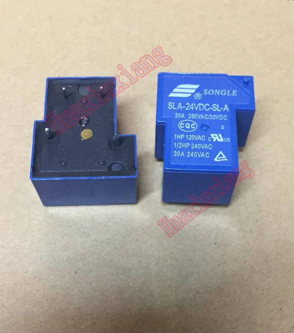 

10PCS/Lot SLA-24VDC-SL-A SLA-24VDC 24V 30A 4Pin T90 Power Relay