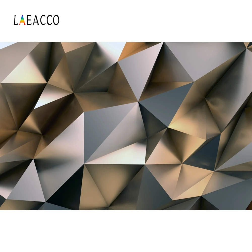 

Laeacco Golden 3D Wallpaper Backdrop Children Girl Portrait Photography Background Photographic Backdrop For Photo Studio