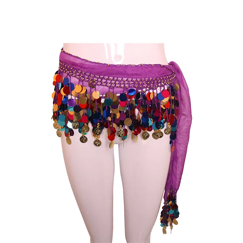 1 шт. пояс для танца живота с блестками и монетами|belly dance hip|hip scarfbelly hip scarf |