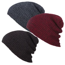 30 шт./лот SINGYOU унисекс осень зима бини Skullies сплошной цвет шапка для мужчин и женщин теплые мягкие Акриловые шапки вязаные Gorro шапки