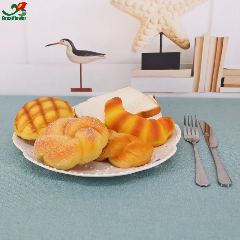Artificial Food Fake Bread Artificial Bread Simulation Food Model Decoration Kitchen Photography