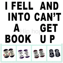 Книга Носки я впала в книгу и не можете получить до носка хлопка эластичные удобные унисекс Носки Книга nerd носки