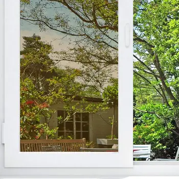 

Length 2/3/4/5/8 m One Way Mirror Window Film Brown Silver Reflective Heat Control Privacy Sticker Self Adhesive Solar Control