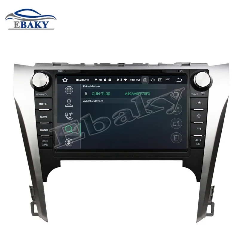 Flash Deal NaviTopia 8inch 4GB RAM 64GB ROM Octa Core Android 9.0 Car DVD Player For Toyota CAMRY 2012/GPS Navigation 18