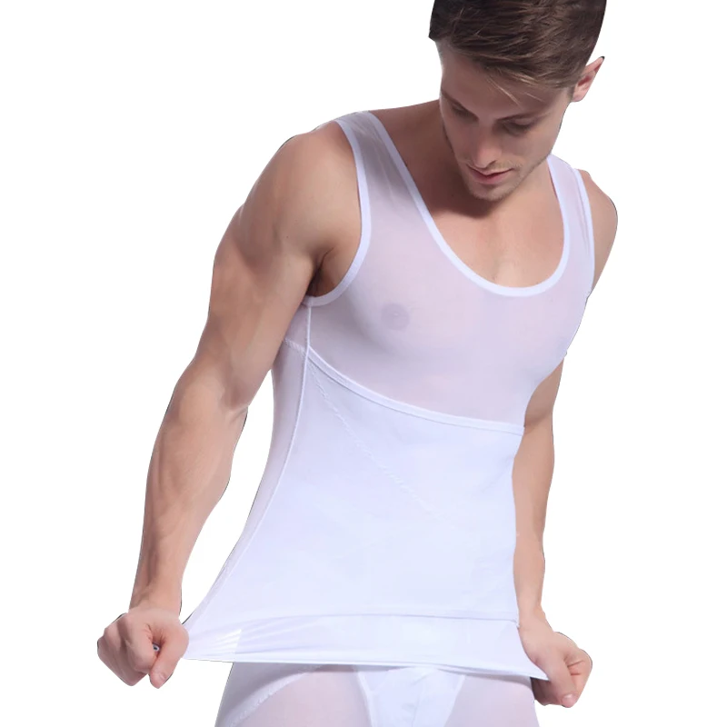 Мужской корсет для похудения с двойным давлением|mens slim shaper|men slimmingshaper vest |