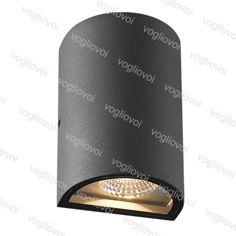 Vogliovoi наружный светодиодный настенный светильник 2*3 Вт 2*5 Вт COB IP65 садовый светильник для ванной комнаты настенный светильник светодиодный двунаправленный, настенный светильник