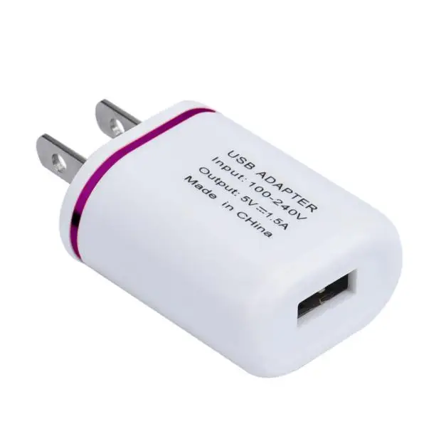 Настенный USB 5 В в/1.5A зарядное устройство США штекер Зарядка для iPhone для samsung для LG телефон дропшиппинг YE12.27