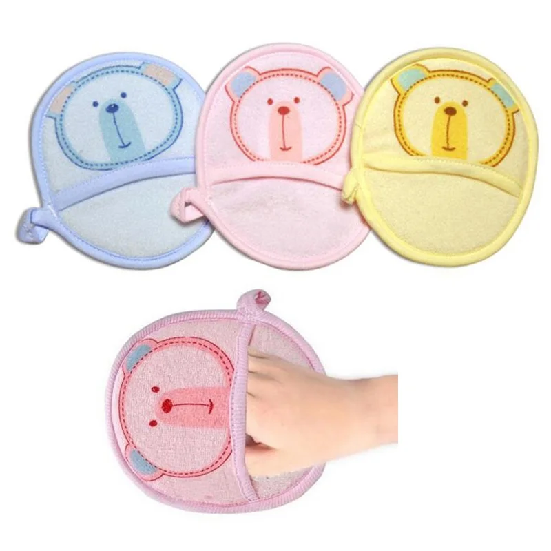 1 pieces Newborn baby bath brushes Soft comfortable shower sponge Baby