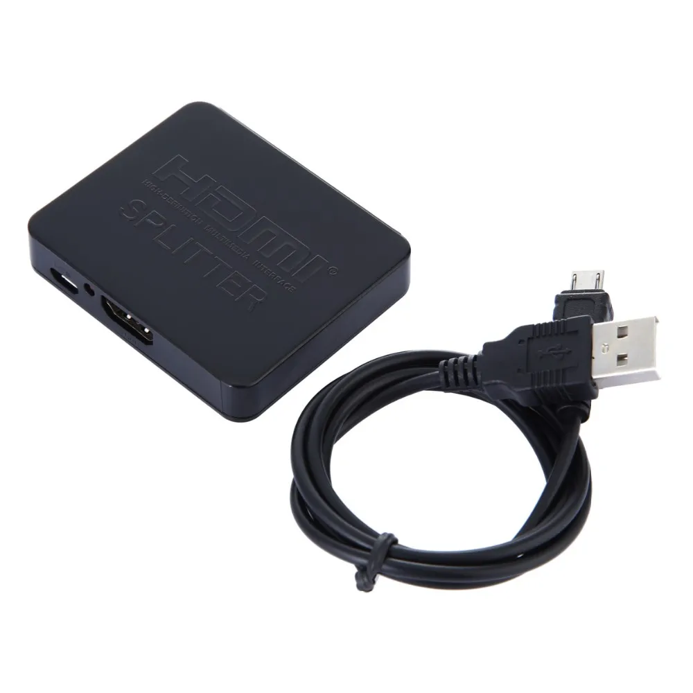 300 шт./лот Бесплатная доставка 1080P 3D 4K HDMI сплиттер переключатель 1*2 1 вход 2 выхода