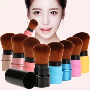 

8 Colors Mini Soft Retractable Cosmetic Brush Pro Makeup Brushes Contour Foundation Blush Powder Tool Beauty Tools