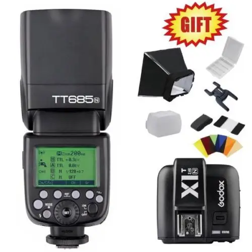 Godox TT685N 2.4g HSS i-TTL GN60 Draadloze Flash + X1T-N TTL Trigger voor N D800 D700 D7100 d7000 D5200 D5100 D70S D810 CD50 Godox TT685N 2.4g HSS i-TTL GN60 Draadloze Flash + X1T-N TTL Trigger voor N D800 D700 D7100 d7000 D5200 D5100 D70S D810 CD50
