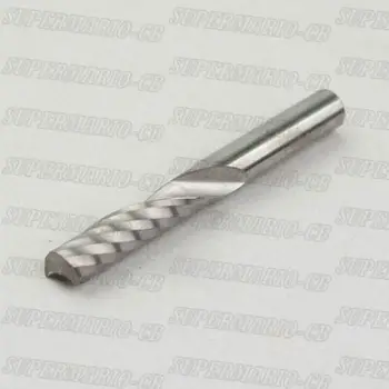 

High Quality NEW 5pcs CED 6mm 1/4'' HQ Carbide CNC Router Bits One Single Flute Bit Tools CEL 25mm FREE SHIPPING