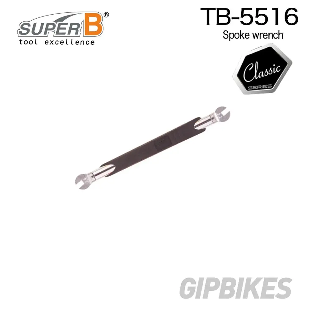 Супер B TB-5516/17/18/19 колесный гаечный ключ спицевой ключ Настройщик Repair аксессуары для 3,2/3,5/4,3/4,4/5,65/7 мм соска инструмент для велосипеда - Цвет: TB-5516