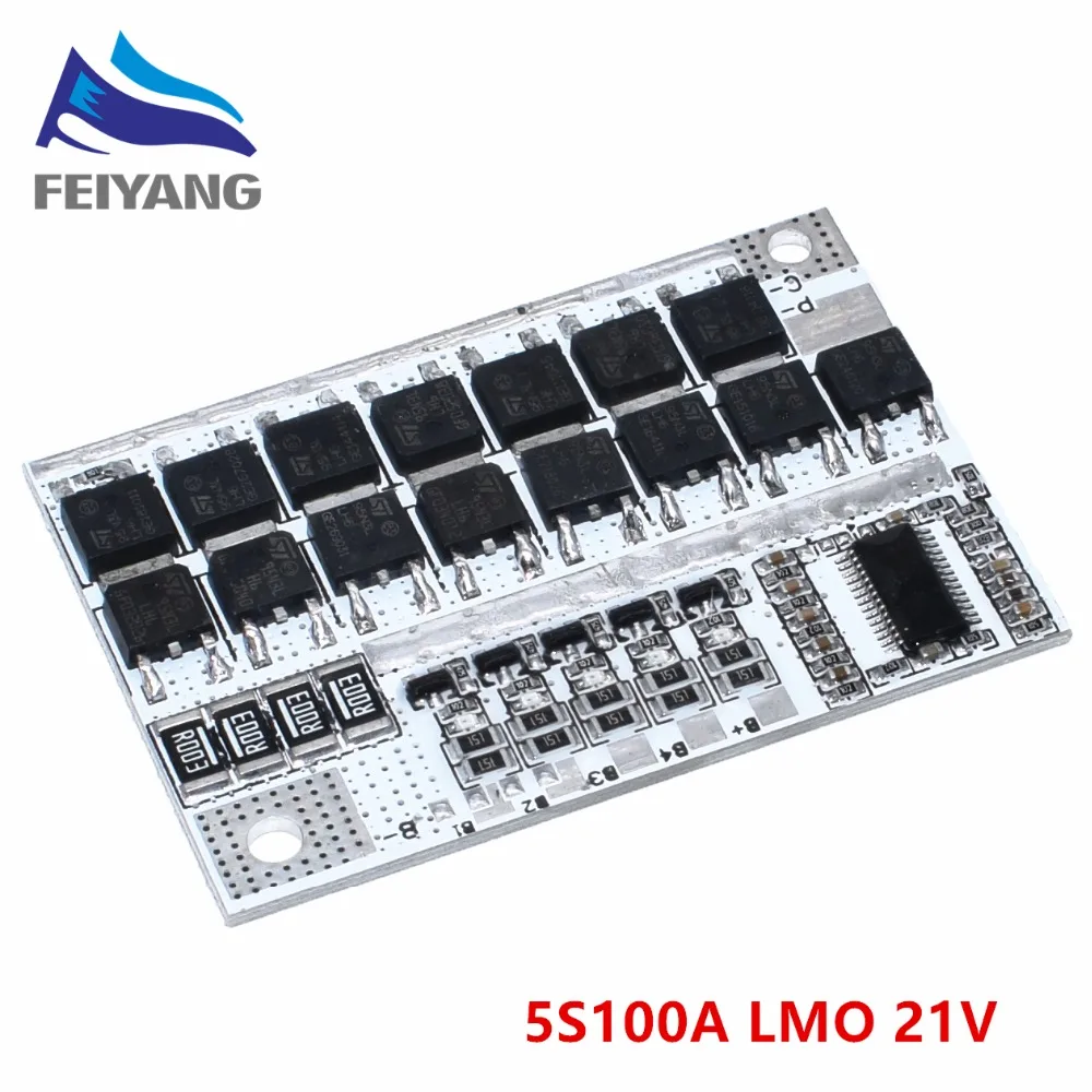 

100A 5S BMS LMO/LiFePO4 LiFe Battery Protection Circuit Board Balance Integrated Circuits