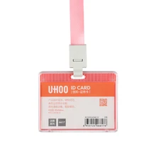 Акриловый держатель карты для сотрудника именной Обложка на удостоверение личности горизонтальный работы сертификат идентификационные значка YH6617+ 6722