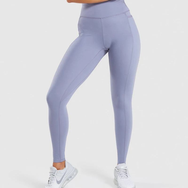 

2019 New Girls Yoga Leggings Sport Pants High Waist Slim Quick Dry Sportwear Fitness Pants Women Cut Thin Yoga Nine Pants