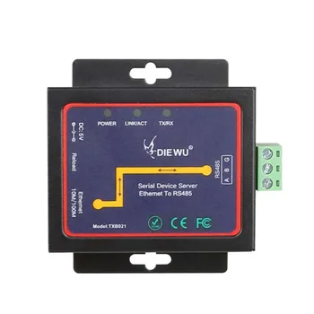 

RJ45 to RS485 Modbus Industrial-grade Serial Device Server Ethernet To RS485 Supports TCP/ RTU/UDP LAN Converter networks server